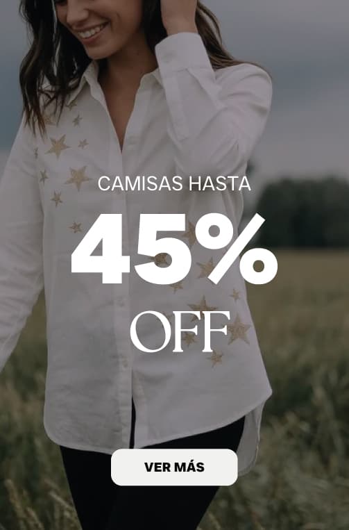 Camisas 45% off