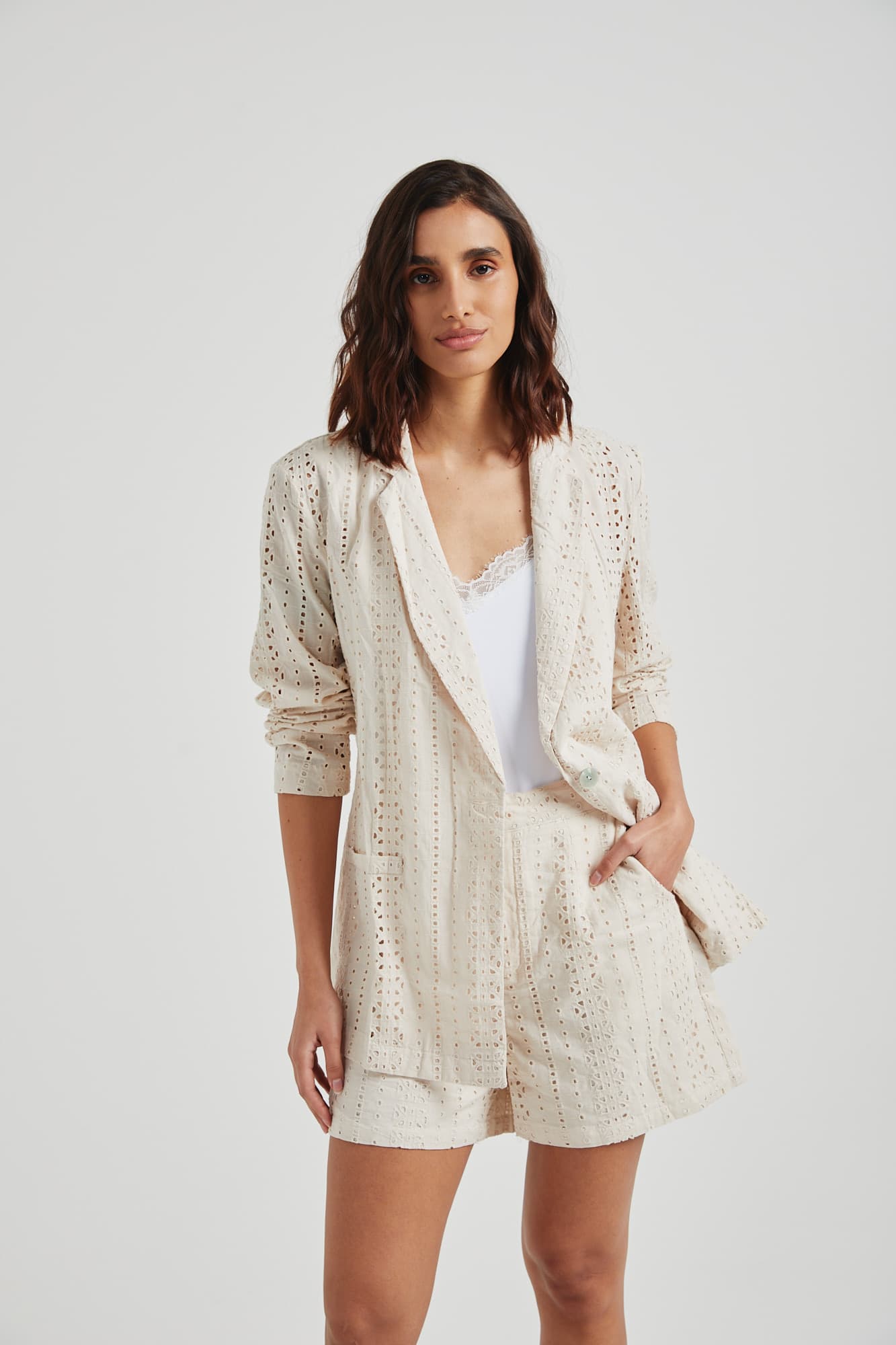 BC2619 - SET BLAZER Y SHORT SASTRERO BONNIE