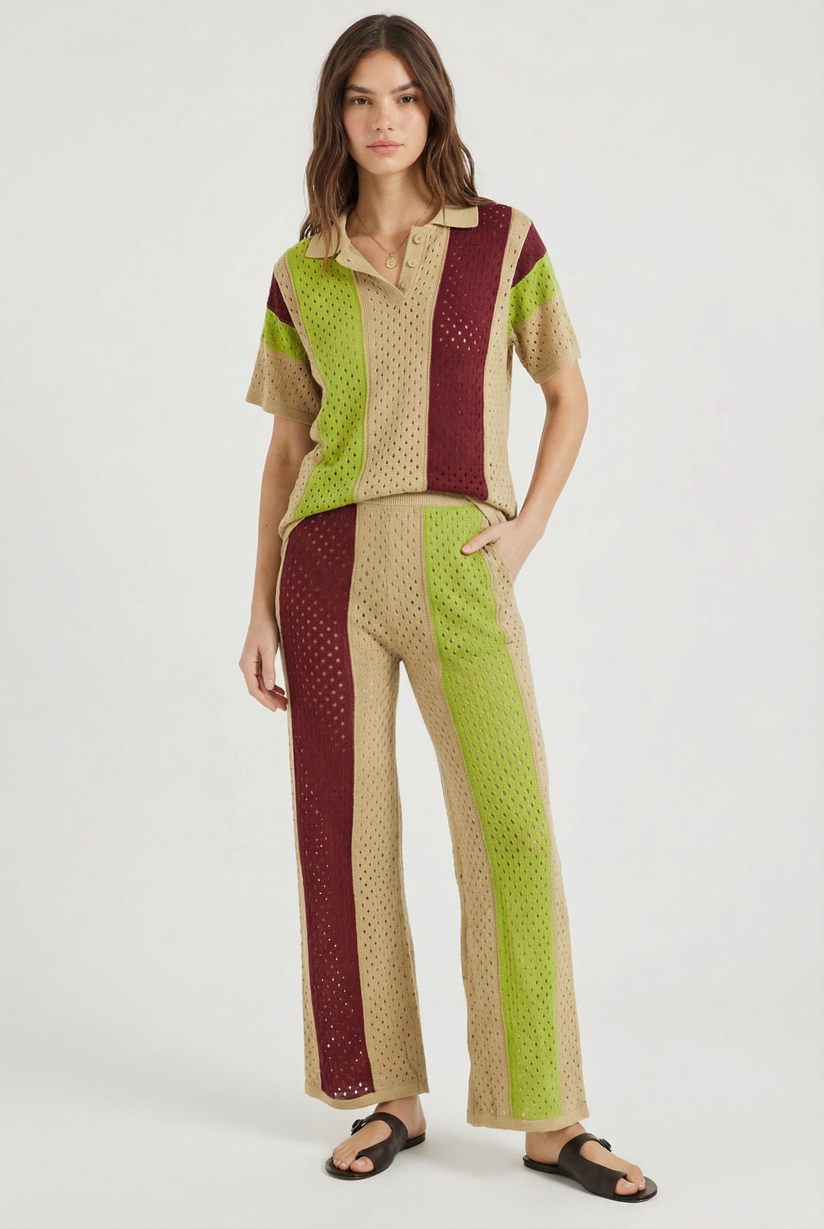 RC2609 - SET TEJIDO STRIPES