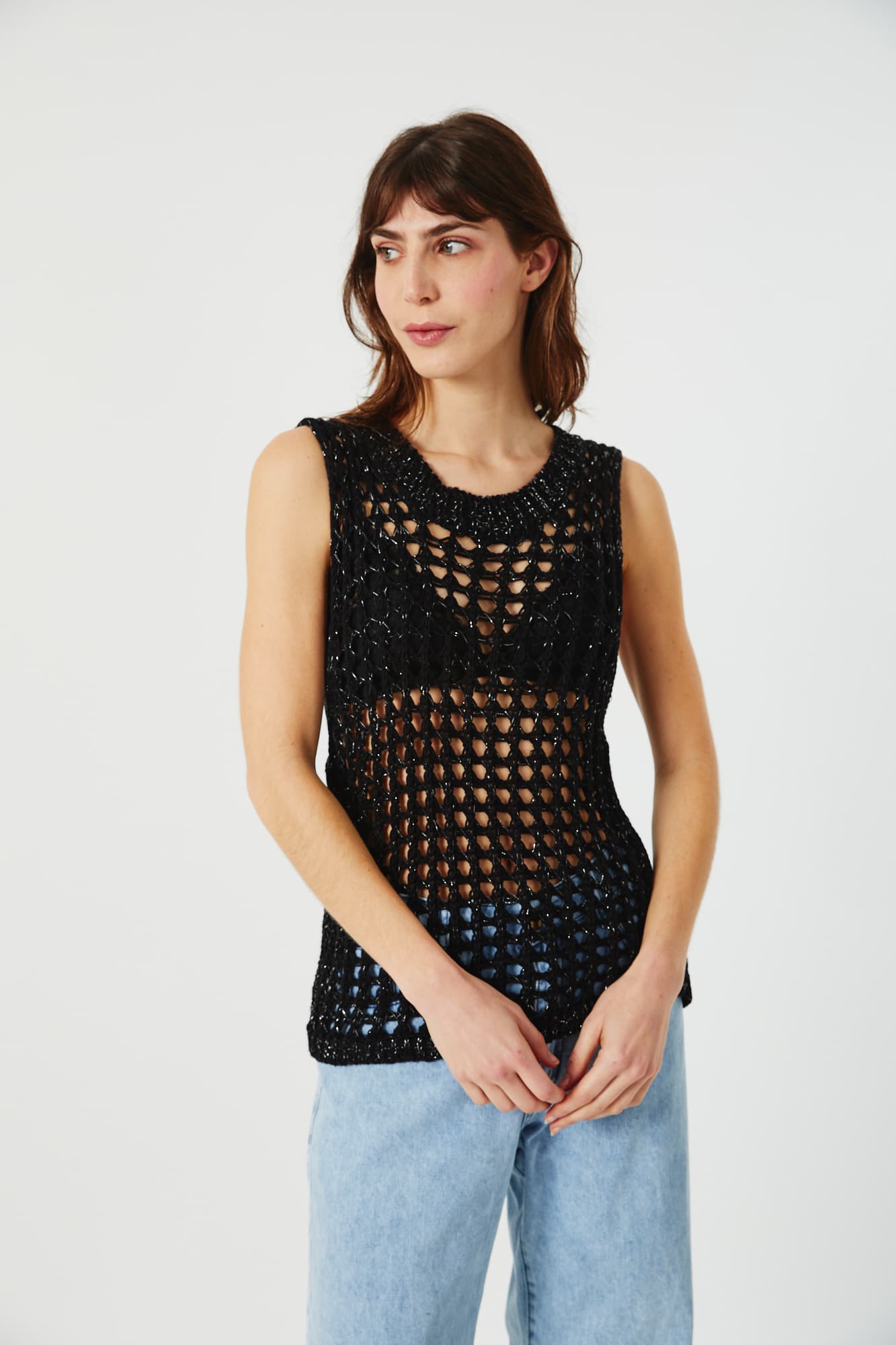 SN2512 - MUSCULOSA TEJIDA ALHANDRA