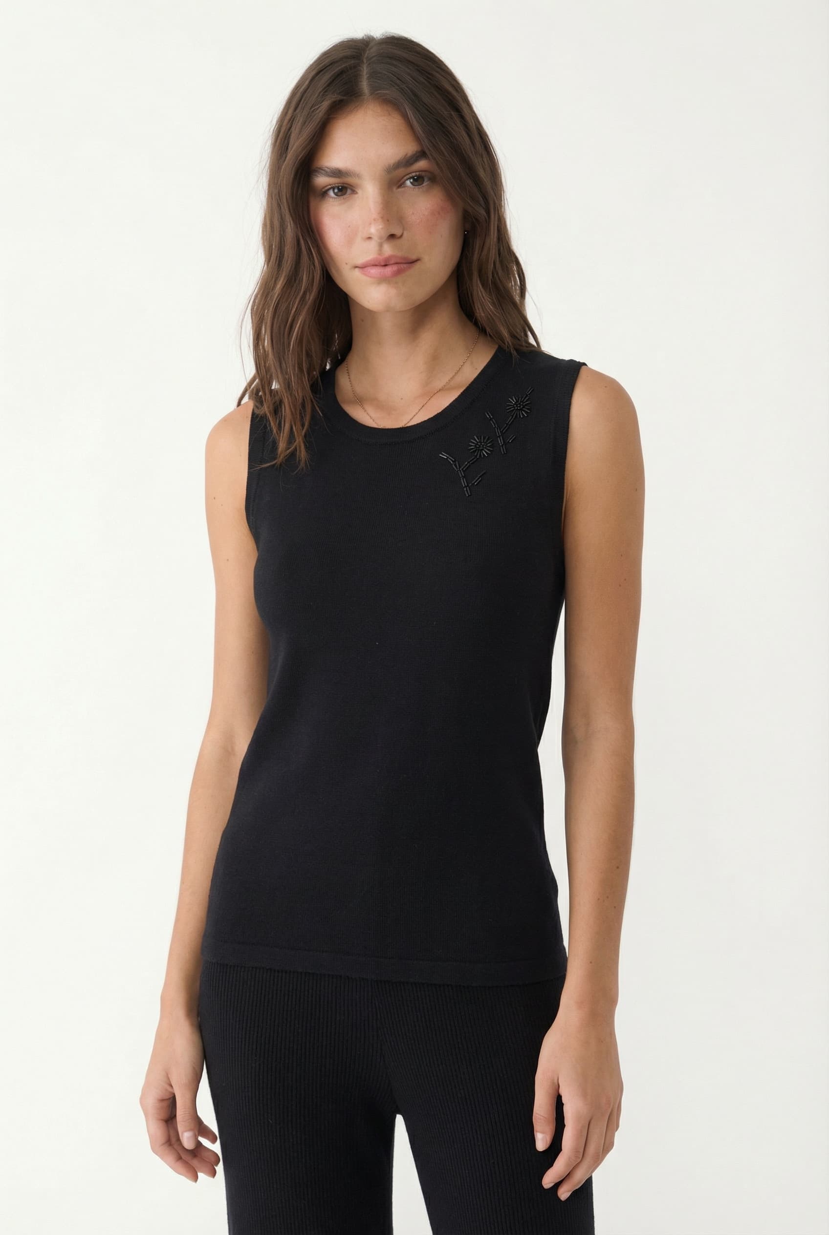 SN2638 - MUSCULOSA TEJIDA ZINNIA