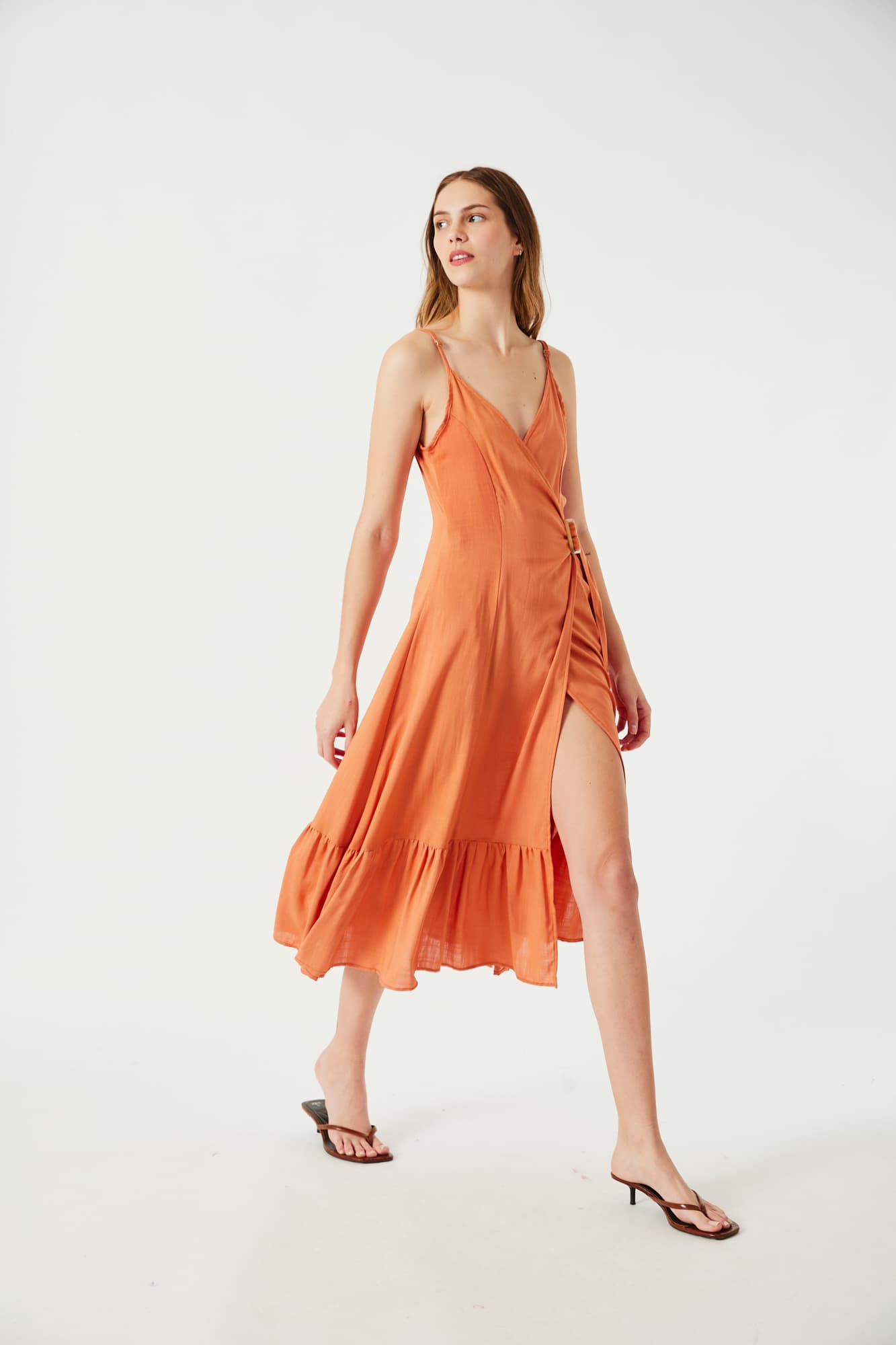 VN2502 - VESTIDO GRANA