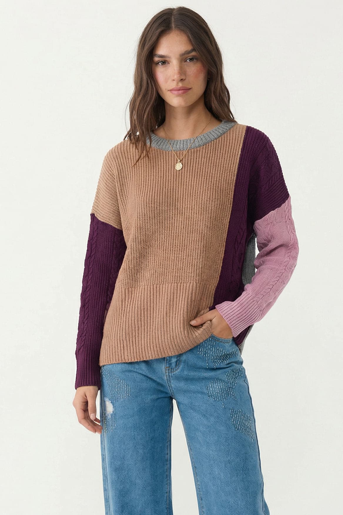 SN1525 - SWEATER REDLIN