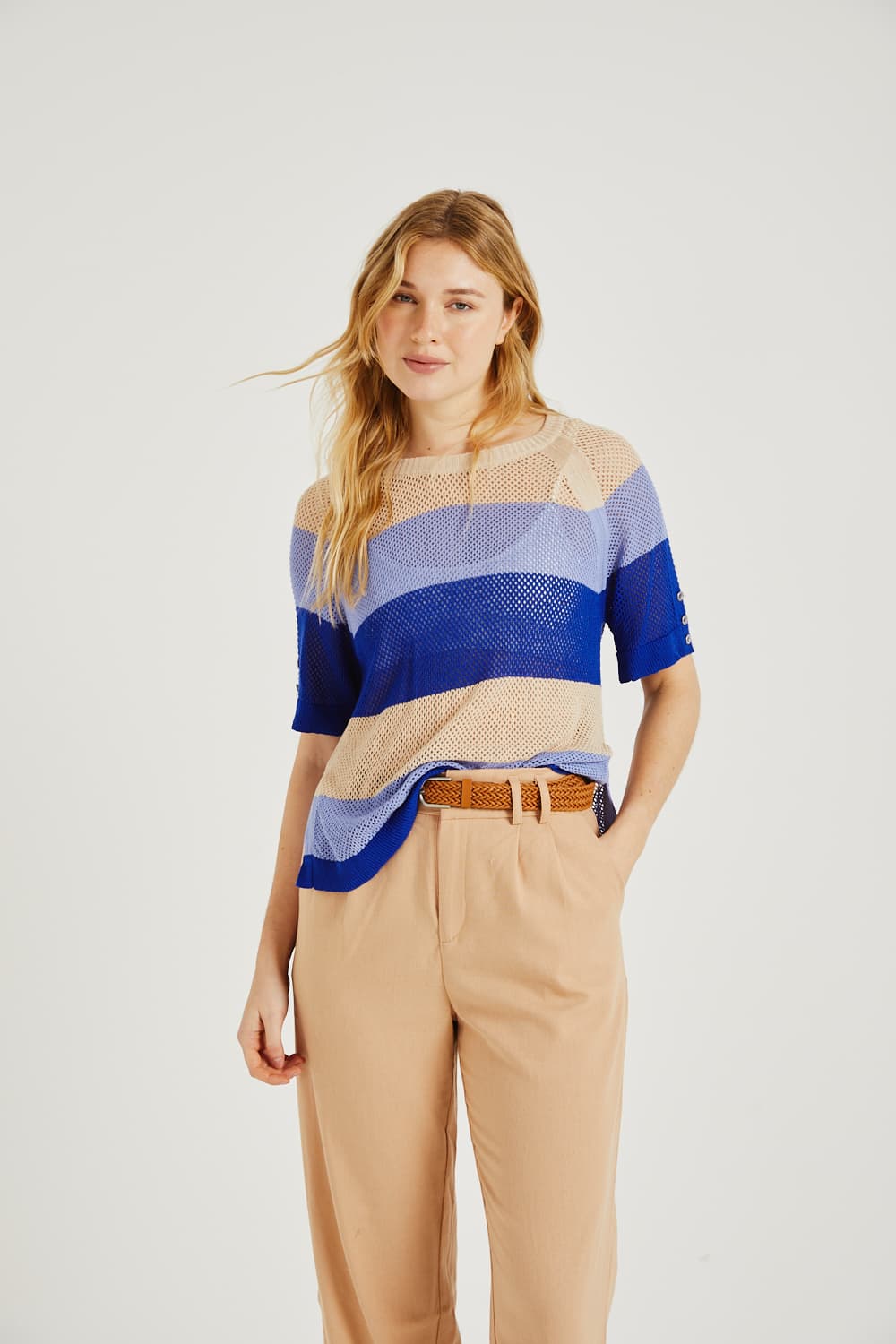 SN2650 - REMERA TEJIDA BAMBU 